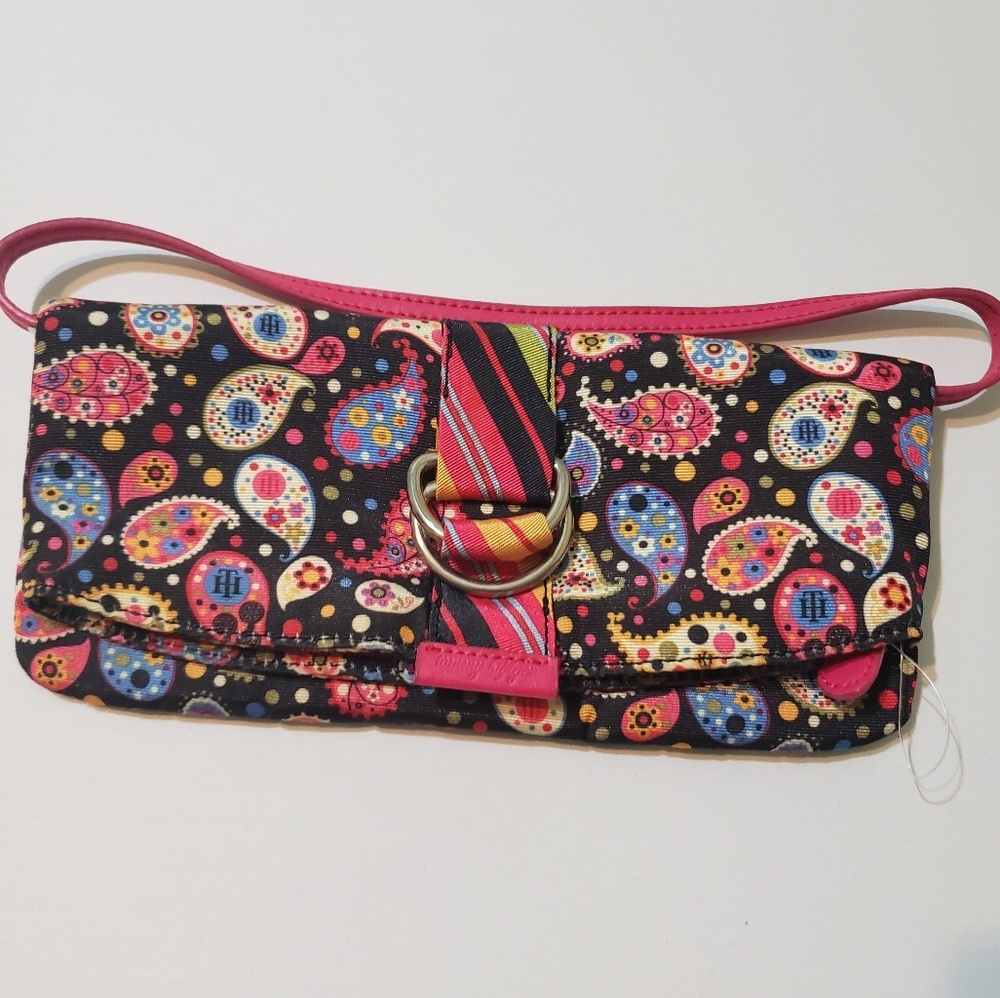 Tommy Hilfiger cloth clutch